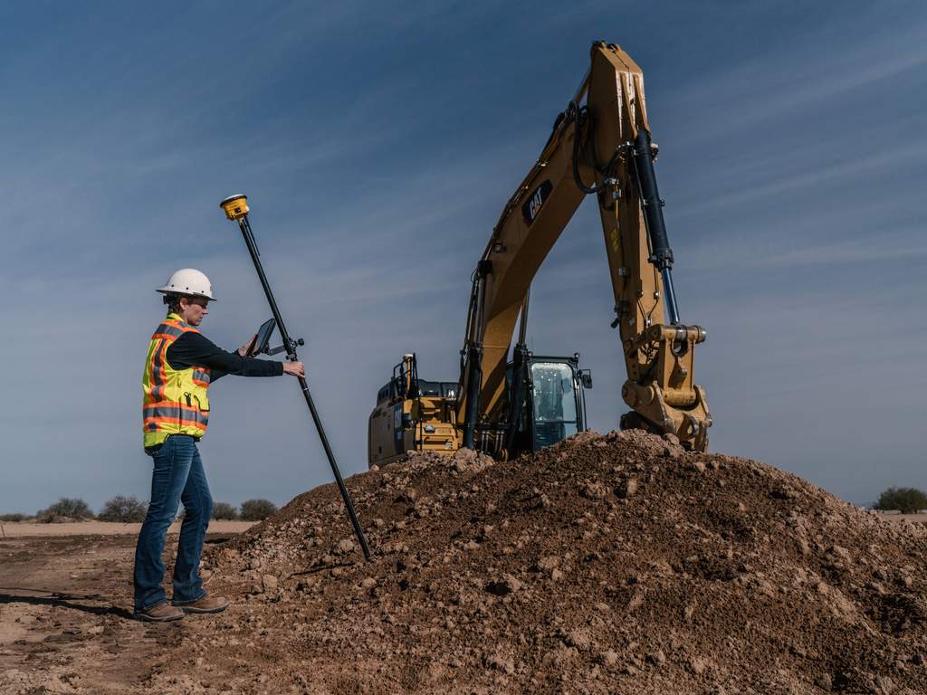 Trimble T100 surfplatta med SPS986 rover